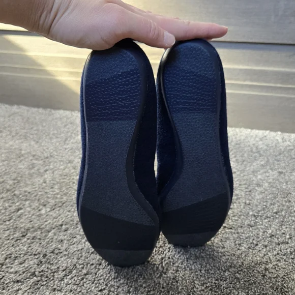 Allbirds Wool Tree Breezer Women's Ballet Flats NEW size 10.5 in Navy Blue - Picture 9 of 12